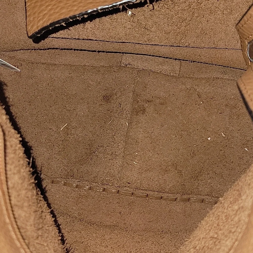 Rebecca Minkoff Brown Pebble Leather Tote Bag